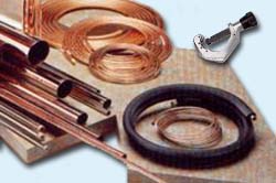 copper tubing and insulation